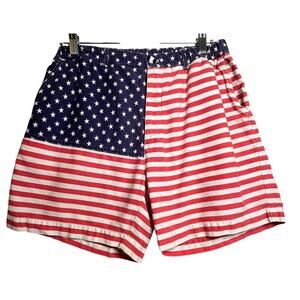 Chubbies Shorts Mens Sz M Red White Blue Flag Patriotic The‎ ‘Mericas USA Preppy